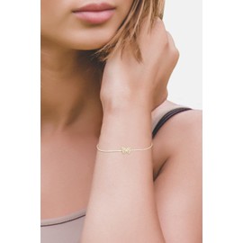 Sofia Milani - Women's Bracelet 925 Silver Butterfly Pendant, Yellow Gold