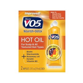 Alberto Vo5 Hot Oil Intense Conditioning Treatment, 0.5 Ounce, 2-count Tubes (Pack of 3)