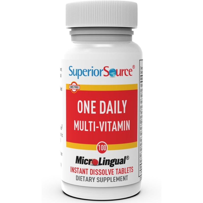 Superior Source One Daily Multi-Vitamin - Daily Supplement Supports Bone