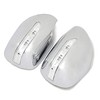 GHXSport Chrome Door Side Mirror Cover with LED Light for