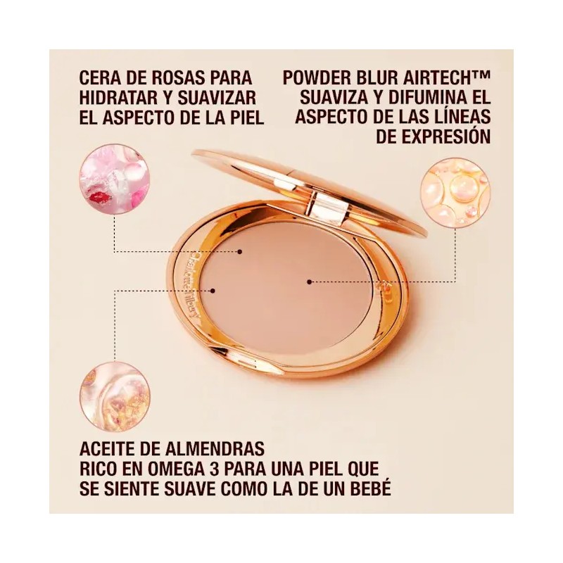 Charlotte Tilbury | Air Brush Frawless | Polvo Compacto 8g