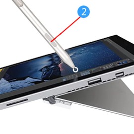 Capacitive Stylus Pen, Digital Stylish Pen for Touch Screens, for Surface 3 Pro3 Pro4 Pro5 Pro6 for Go for Book for Laptop for Studio, 1024-4096 Pressure Sensitivity, with Smart