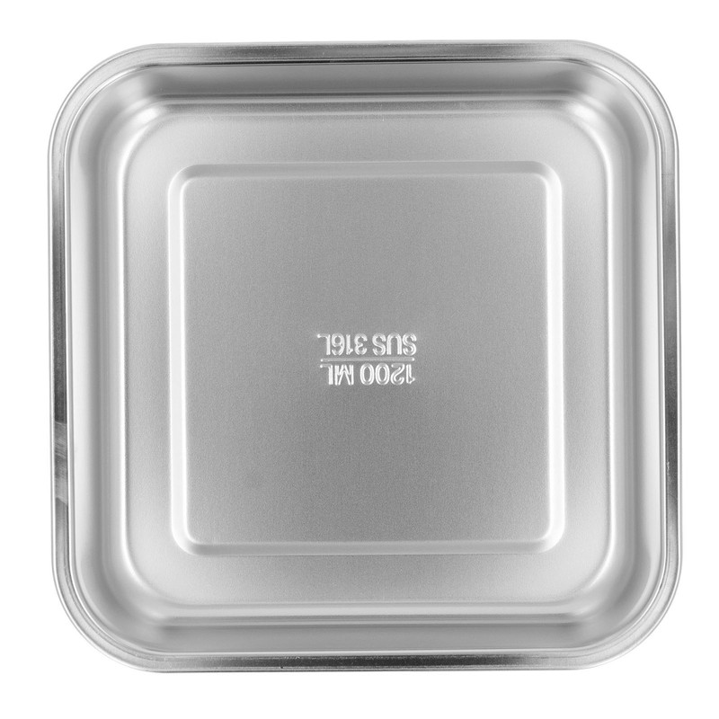 316 Stainless Steel Food Storage Container Vacuum Sealed Metal Food
