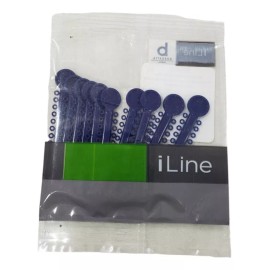 Borgatta 10 Bastones Ligas Bandeja De Ortodoncia Colores Color Azul oscuro