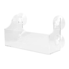 HOLIDYOYO 1pc Refrigerator Rack Beverage Shelf Fridge Indoor Plant Mount Shelves Suction Cup Storage Mounted Shelf Clear Cups Wall Mounted Shelves Suction Rack Shower Rack Frige Rack Acrylic