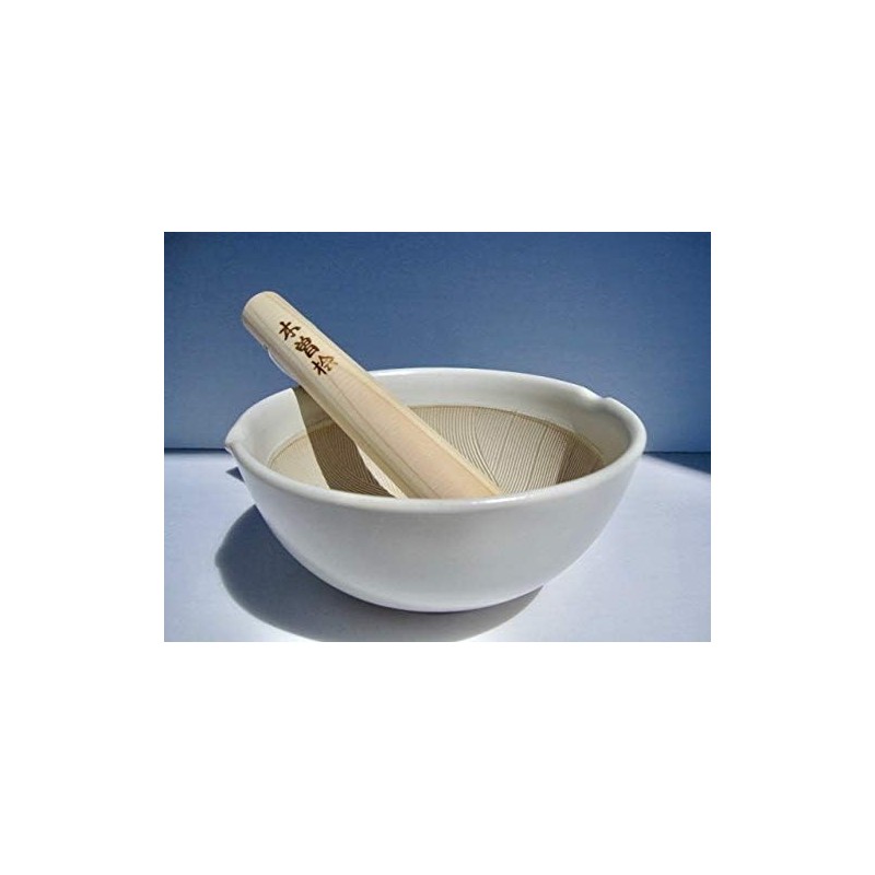 Made in Japan Ripple Ridge Mortar and Pestle Suribachi &