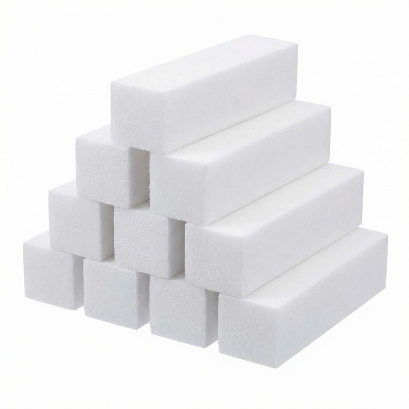 10 Pieces EVA Sponge Nail File Buffer Buffing Sanding Block