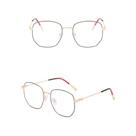 DAUCO Blue Light Filter Glasses Rectangular Glasses with Blue Light Filter Anti-Blue Light Glasses Computer Glasses PC Gaming Bluelight Filter Blue Light Blocking Glasses, rosé