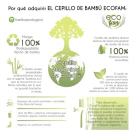 Paquete 120 Cepillo Dientes Bambú Biodegradable Suave                                                                                                 