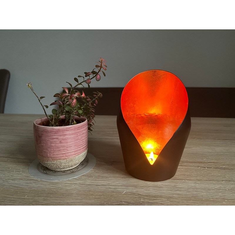 Merath Bronze Incense Burner and Lantern Antique Copper Foiled Diameter