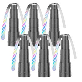 Fly Fans for Tables, Foldable Fly Fan, Chemical Free Food Fans to Keep Flies Away – Portable Safe Soft Blades Physical Fly Repellent Fans for Parties, Picnic, Camping & Outdoor Dining (6PCS)
