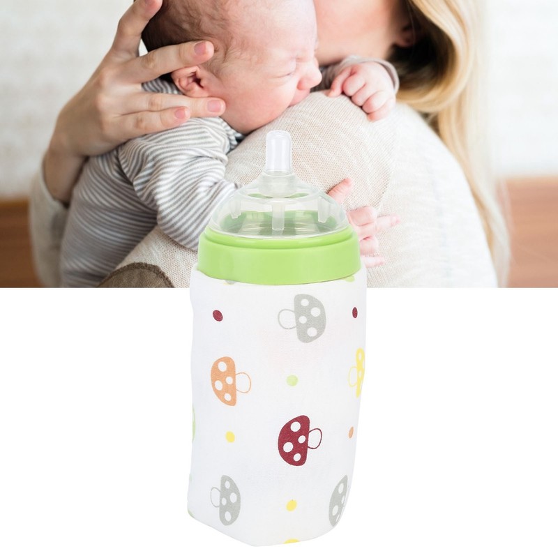 Baby Bottle Warmer Cartoon Portable USB Milk Bottle Heated Insulated