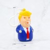 President Donald Stress Relief Keychain - Squeeze Bounce Bubble Toy,