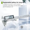 Digital Caliper, 0-150mm / 0-6" Metric Inch Conversion Depth Gauge