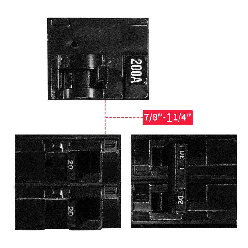 Generator Interlock Kit, Main Breaker Interlock Kit for Murray or