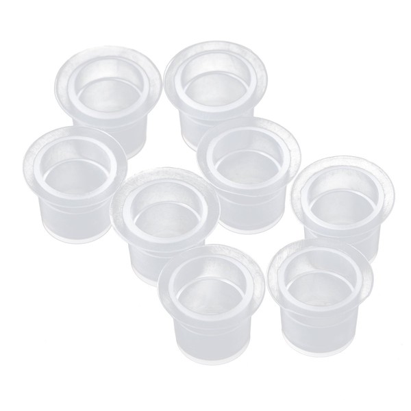 Artibetter Disposable Tattoo Ink Cups Caps Pigment Container Holder 8 mm Pack of 100