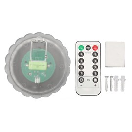 LED Solar Wall Lamp 8 Modes Warm White Light IP55 Waterproof Petal Shaped Solar Garden Decoration Lamp for Outdoor