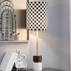 GO&SO Drum Lamp Shades Set of 2 Small Black&White Checkered