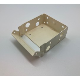 Pair of Square Type Box Brackets for 50mm Venetian/Wood Blind (VN1022) (Cream)