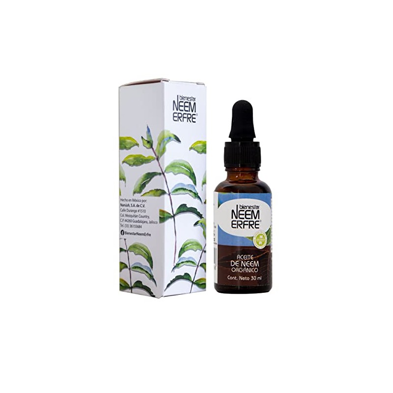 Aceite de NEEM Orgánico 100% puro sin diluir - Azadiractina