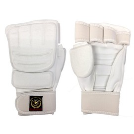 MARTIAL WORLD, Full Hardened Fist Supporter, NGKO White (M)