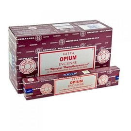Satya Incense Sticks, Increase Spirituality & Relaxation, Lit Your Day With Holy Fragrance Scented Perfume - Fragrance: Opium, Gram: 90 Gram 6pk