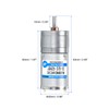 MECCANIXITY Micro Gear Box Motor Speed Reduction Geared Motor DC