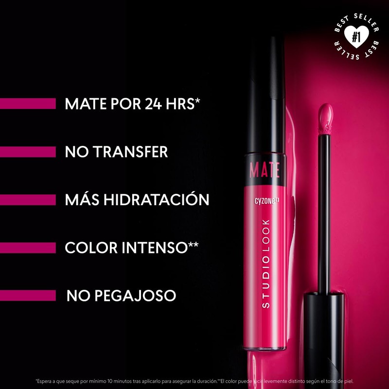 CY° - zone Labial Studio Look Mate, rosa empolvada, 6