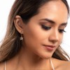 LuckyLy Aretes de Mujer con Zirconia Cúbica, Arracadas de Acero