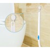 Disposable Toilet Bowl Brush Holder System with Flushable Refill Pads