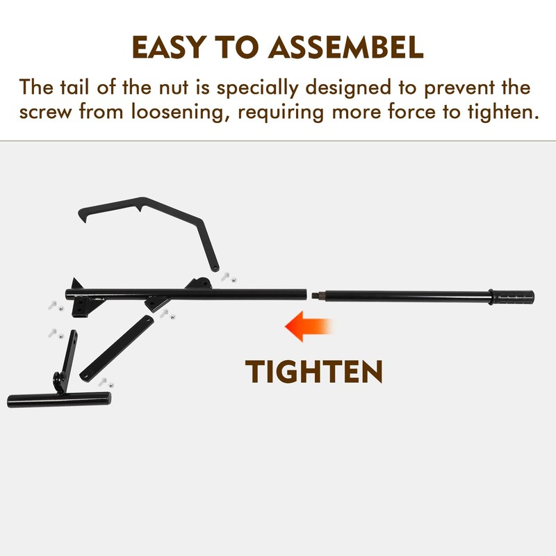 FAHKNS 50.8" Long Handle Log Lifter, Ups to 25" in
