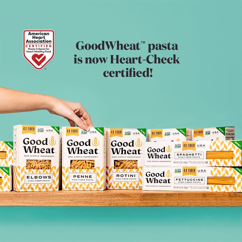GoodWheat Pasta | 4x the Fiber | 9g Protein |