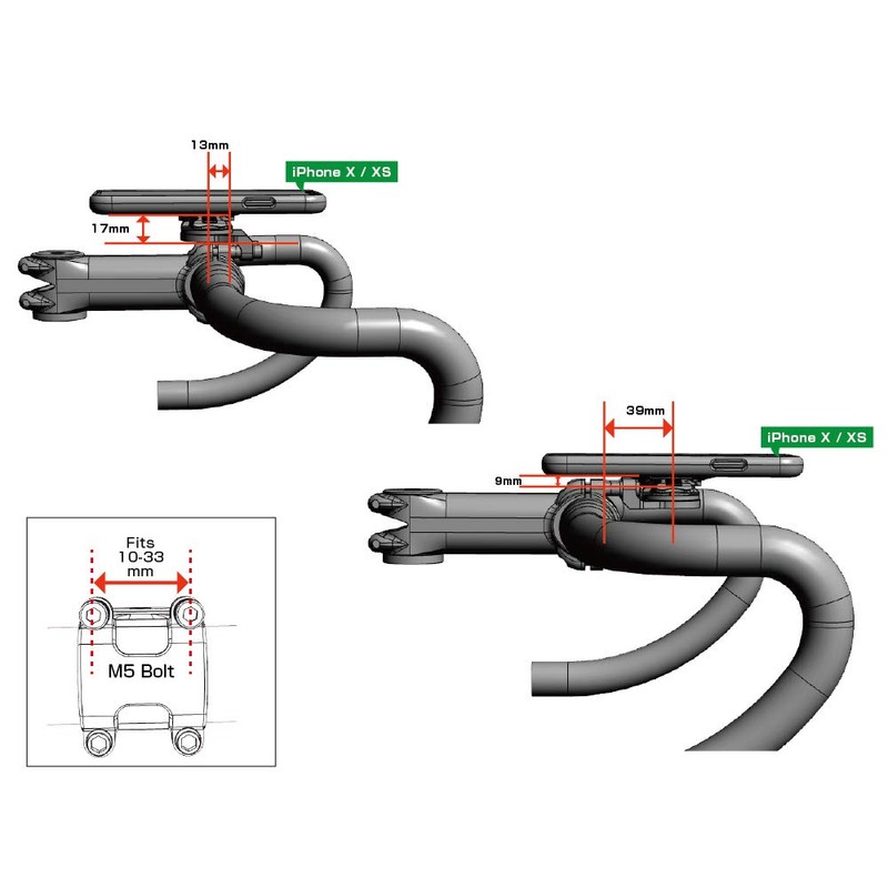 [REC MOUNT+ / REC MOUNT PLUS] Stem Bolt Direct Short