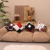 EZVING Set of 4 White Black Red Modern Abstract Geometric