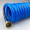 Darnassus Heavy-duty PU Coil Hose, Self-Coiling Garden Hose with Solid