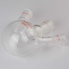StonyLab 250ml Glass 3 Neck Round Bottom Flask RBF, with
