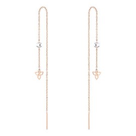 Tamaris Women's Stainless Steel Earrings, Stainless Steel, Cubic Zirconia