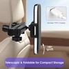 TOCCOOL Car Vanity Mirror with Lights, Headrest Mount Back Seat