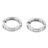 S925 Sterling Silver Ear Hoop Clip Rhinestone Style Clip Hoop