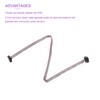 DMiotech 2 Pack Long 20CM 1.27MM Flat Ribbon Cable IDC