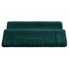 Lashuma Linz Bath Mat Green Opal Fluffy Terry Cloth 50