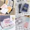 iDopick 30 Pack Frosted Zipper Bags for Clothes, Plastic Clear