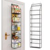 BAKAJI Organizer with 5 Door Shelves with Metal Hooks and