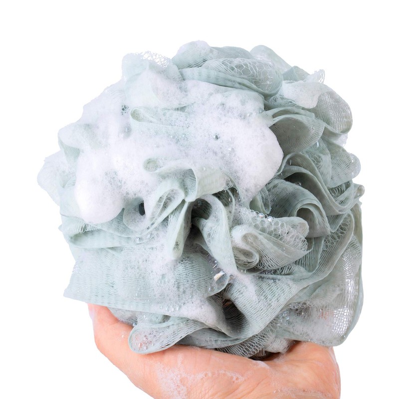 KAKOOI Bath Sponges, Shower Loofah for Body Exfoliation(1 pcs, Gray)