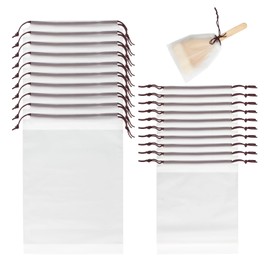 Paint Brush and Roller Covers Set, 10 Pcs Paint Brush Covers and 10 Pcs Paint Roller Covers, Wet Brush Storage Bag, Plastic Paint Poncho, House Painting Supplies, Paint Supplies for Painting Walls