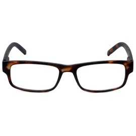 M Readers Designer Reading Glasses 100-MDEMI-150 in Matte Tortoise 52mm