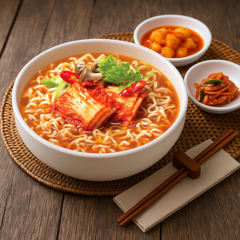 Paldo Bowl Kimchi Noodle Soup 3.03oz (Pack of 12)