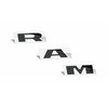 RAM Tailgate Emblem Overlay Decal Stickers 2025 Ram 1500 (Color: