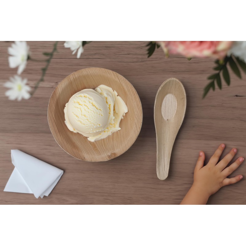 U'reca Organics Eco-Friendly Palm Leaf Bowls | 2.5" (6 cm)
