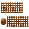 Bojueshaw Cookie Stamps Set,Alphabet Number Cookie Press Letter,Alphabet Cookie Cutter,Clay